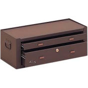 Kennedy® MC22B Signature Series 21-5/8"W X 9-5/8"D X 7-7/8"H 2 Drawer Brown Machinists Chest