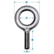 Ken Forging K2003-UNF - Carbon Eyebolt - Plain Pattern - 3/8-24 - 1-1/4" Shank - Made In USA