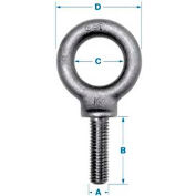 Ken Forging K2009-LT - 8620 Alloy Eyebolt - Plain Pattern - 7/8-9 - 2-1/4" Shank - Made In USA
