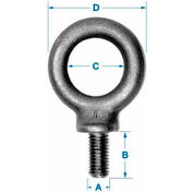 Ken Forging M10-A - Eyebolt - Metric - Shoulder Pattern - M10 x 1.50 - Short Shank - Made In USA