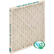 Filtre Koch Filtre™ plissé vert, 20 x 20 x 2 », MERV 13, haute capacité, qté par paquet : 12