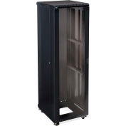 Armoire pour serveur Kendall Howard™ 42U LINIER®, portes en verre ventilées, profondeur de 24 po