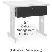 Kendall Howard™ Cable Management enceinte pour Table de formation en classe 36"