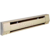 King Electric Baseboard Heater 4K2410A, 1000W, 240V, 48"L, Almond