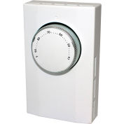 King Electric Line Voltage Mechanical Thermostat K101 Single-Pole Heat Only 120/208/240/277V 18/22A