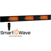 King Electric SmartWave Carbon Fiber Radiant Electric Heater, 4500W, 208V, Black