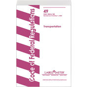 Labelmaster Early 49 CFR Guide, Standard Bound, Revised October 2022