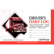 LabelMaster® LOG0001 Driver's Daily Log Book 2-Sided Carbon Pages