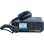 Radio mobile UHF numérique de 50 watts, interface utilisateur simple, durable, compacte, programmable