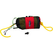 Kemp USA Red Throw Bag With 50' Yellow Rope With Kemp Bengal Safety Whistle