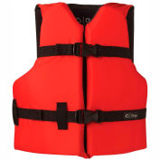 Veste de vie universelle Kemp Youth, Rouge et Noir, 20-002-YOUTH-RED