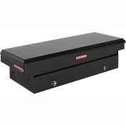 Weather Guard Saddle Truck Box, Black Aluminum Full Extra Wide 15.3 Cu. Ft. - 117-5-02