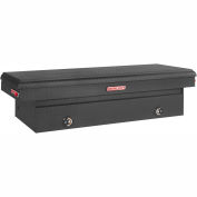 Weather Guard Saddle Truck Box, Matte Black Aluminum Full Extra Wide 15.3 Cu. Ft. - 117-52-02