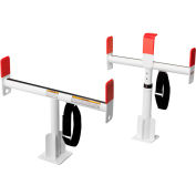 Weather Guard Service Body Rack, White Aluminum Full Compact Size - 1425-3