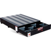 Météo garde PACK RAT® 4 compartiment tiroir unité noire, 48" L x 39-3/4" W x 9 « H - 308-5