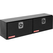 Weather Guard Super Hi-Side Truck Box, Black Aluminum 10.8 Cu. Ft. Capacity - 365-5-02