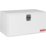 Weather Guard Underbed Truck Box, White Steel Jumbo 16.2 Cu. Ft. - 550-3-02
