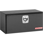 Boîte de camion météo garde Underbed, noir aluminium Compact 6,5 pi3 - 636-5-02