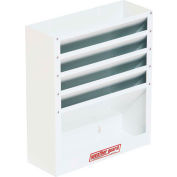 Weather Guard Literature Holder, 6 Compartment Panel Mounted - 9880-3-01