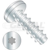 #0 x 3/16 6 Lobe Pan Plastite Alternative 48-2 Fully Threaded Zinc Bake And Wax - Pkg of 10000