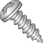#8 x 1/4 Phillips Pan Self Tapping Screw Type AB Fully Threaded 18-8 Stainless Steel - Pkg of 5000