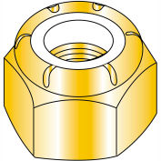 10-24 nylon Insert écrou hexagonal Zinc jaune, paquet de 2000