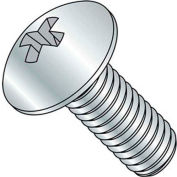 10-32X1/2 Phillips Truss Machine Screw Fully Threaded 18 8 Stainless Steel, Pkg of 3000