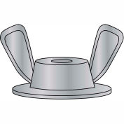 1/4-20 x 3/4 x 1 alliage de zinc moulé sous pression à base d’écrou d’aile à base de rondelle, 1000/PK