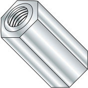 8-32x1 One Quarter Hex Female Standoff Brass Nickel, Pkg of 500