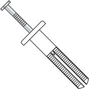 1/4 x 2 tête ronde clouer en Nylon de l’ancre, paquet de 100