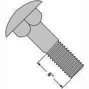 3/8-16 x 8 1/2 boulon de carrosserie galvanisée, paquet de 75