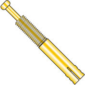 1/2 po x 2 3/4 Expansion broche ancre Zinc jaune, paquet de 50