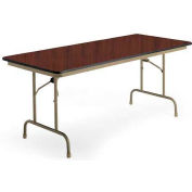 KI Folding Table - Laminate - 36"Wx96"L - Brighton Walnut - Heritage Series