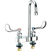 Krowne 14-546L - Medical & Lavatory Faucet with Rigid Gooseneck Spout