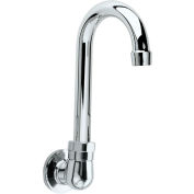 Krowne 16-140L - Royal Series Single Hole Wall Mount Faucet, 3-1/2" Gooseneck Spout