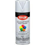 Krylon® Colormaxx™ Paint & Primer, 12 oz., gris étain brillant, qté par paquet : 6