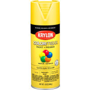 Krylon® Colormaxx™ Paint & Primer, 12 oz., Gloss Sun Yellow - Pkg Qty 6