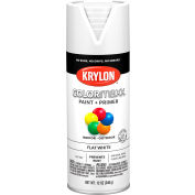 Krylon® Colormaxx™ Paint & Primer, 12 oz., Flat White, qté par paquet : 6