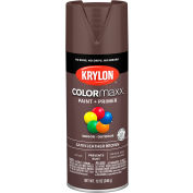 Krylon Colormaxx™ Paint & Primer, 12 oz, marron® cuir satiné, qté par paquet : 6