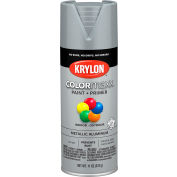 Krylon® Colormaxx™ Paint & Primer, 11 oz., Aluminium métallique, qté par paquet : 6