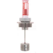 Krueger tambour trop remplir jauge alerte de-2-6-ALLSS - bague en acier inoxydable, tige & Float - 2" raccord