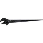Klein Tools® Adjustable-Head Construction Wrench, 1-1/2"" Opening, 11-1/64"" to 17"" Range