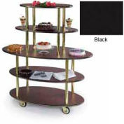 Geneva Lakeside Oval Dessert Display Cart w/ 5 Open Shelves, 37212-05