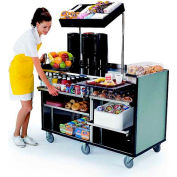 Lakeside Mobile Mart Cart, Gray, laminé, acier inoxydable, 27-1/2" W x 60 « L x 70 » H - 68010