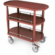 Geneva Lakeside Serving Cart 35-1/2"x 17-3/4" x 32-1/4" w/ 3 Shelves, 70531