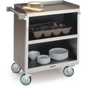 Lakeside® 822RM 3 tablette Hd Bussing Cart - 31-1/4 x 19-1/2 Red Maple