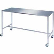 Lakeside® 8393 inox H-Brace Instrument tableau - 48" L x 24" W x 34 "H