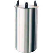 Lakeside® 91325, Round Shielded Drop-In Plate Dispenser - 4-1/4" To 7-1/2" Plates Adjust-A-Fit