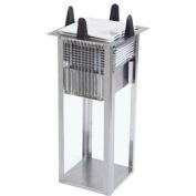 Lakeside® S4007, Square Open Drop-In Plate Dispenser - 6-1/4" To 7-1/2" Plates