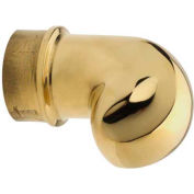 Lavi Industries, Scroll Finial, for 2" Tubing, Polished Brass